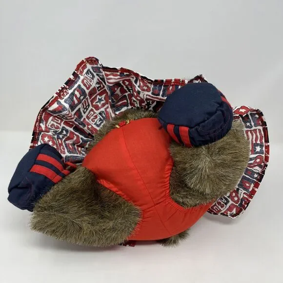 Build-A-Bear Chubby Cubby Vintage Plush‎ Teddy Pinafore Dress Shoes Has Orig Tag - Picture 9 of 15